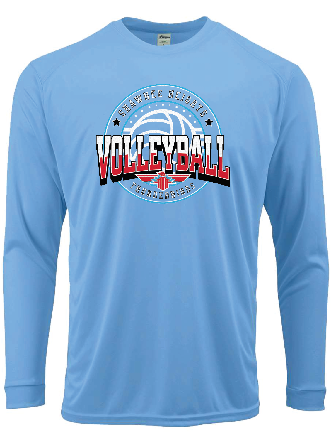 Shawnee Heights Volleyball Paragon Performance Long Sleeve T-shirt