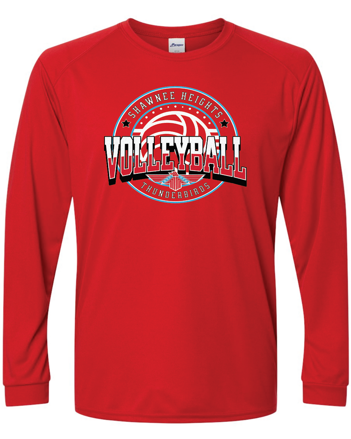 Shawnee Heights Volleyball Paragon Performance Long Sleeve T-shirt