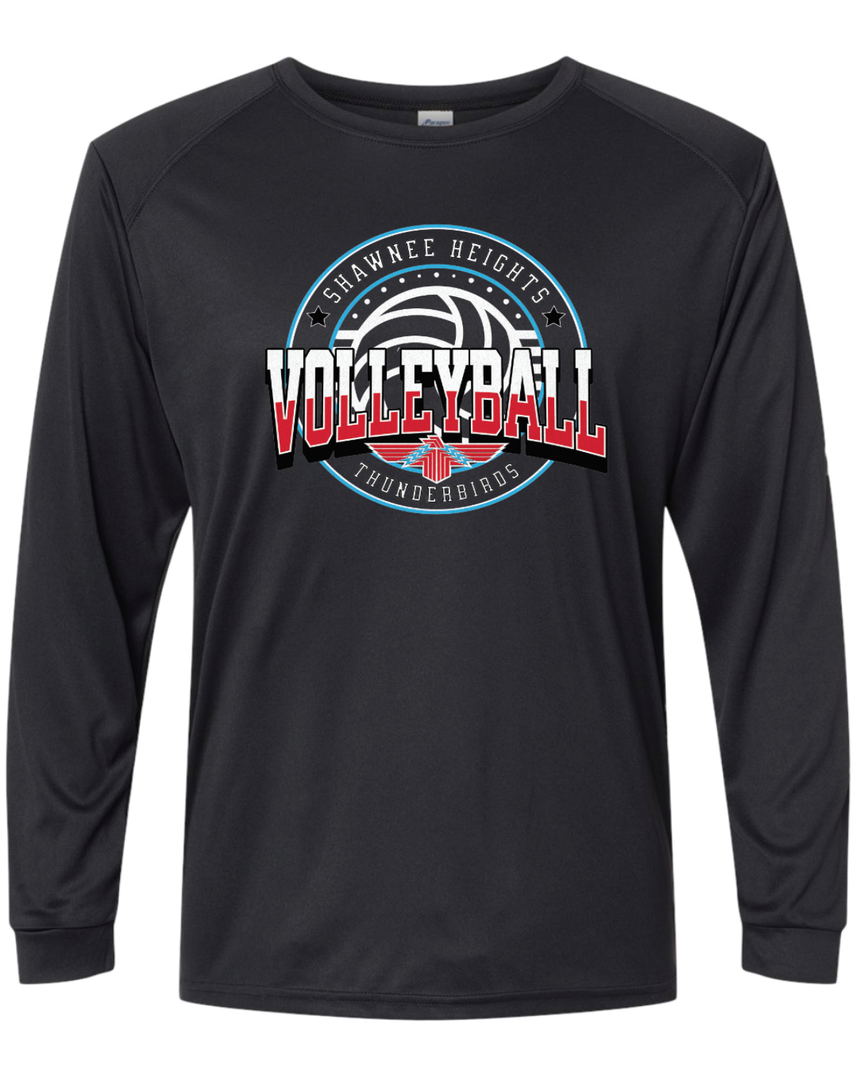 Shawnee Heights Volleyball Paragon Performance Long Sleeve T-shirt