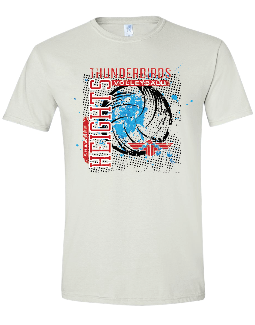 Thunderbirds Volleyball Gildan Softstyle T-Shirt