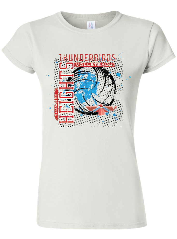 Thunderbirds Volleyball Gildan Softstyle T-Shirt