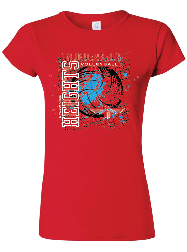 Thunderbirds Volleyball Gildan Softstyle T-Shirt