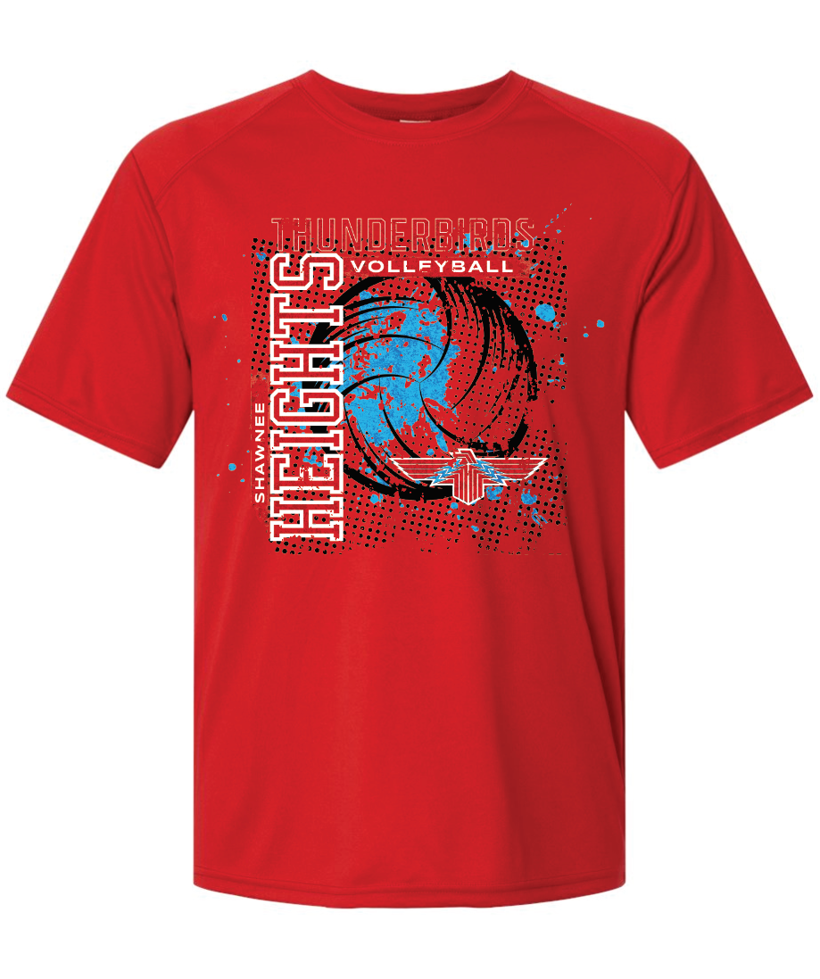 Thunderbirds Volleyball Paragon Performance T-shirt