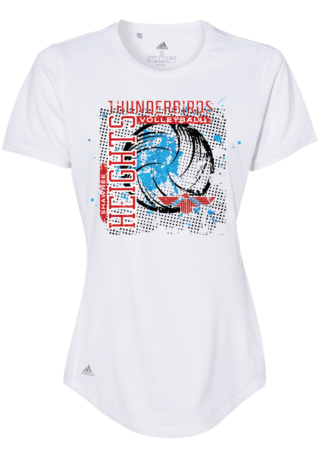 Thunderbirds Volleyball Adidas Womens Sports T-shirt