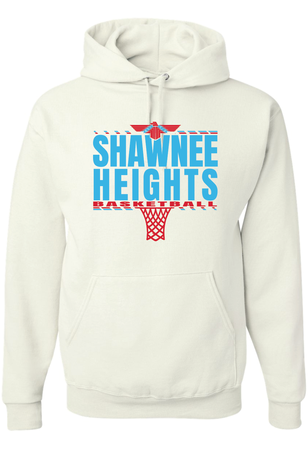 Shawnee Heights Basketball Jerzees NuBlend® Hooded Sweatshirt