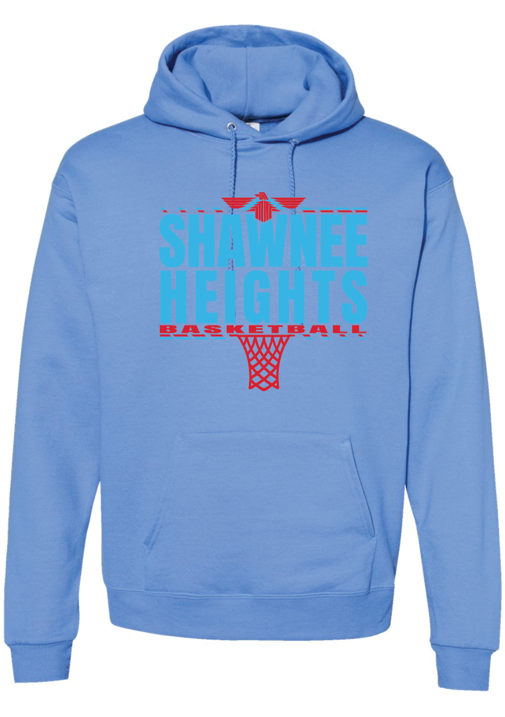 Shawnee Heights Basketball Jerzees NuBlend® Hooded Sweatshirt