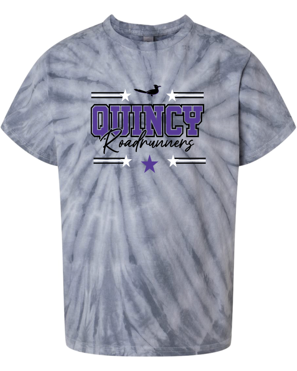 Quincy Roadrunners Star Tie Dye T-shirt