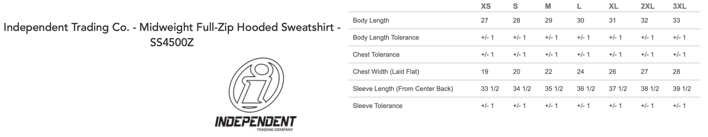 Tecumseh North Midweight Full-Zip Hoodie