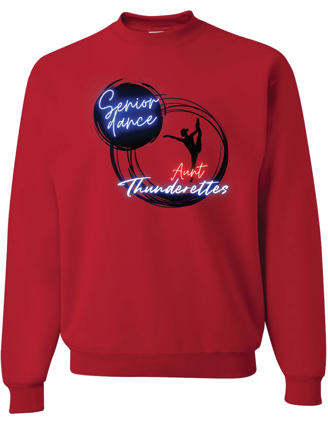 Senior Dance Aunt Jerzees Nublend Crew Sweatshirt