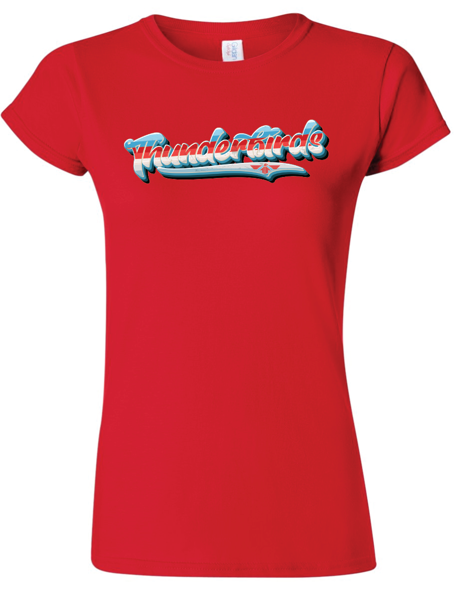 Retro Thunderbirds Womens Gildan Softstyle T-Shirt