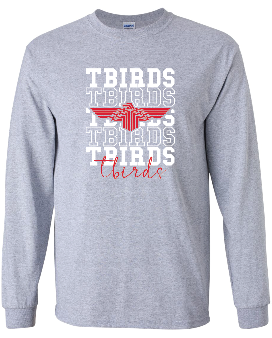 TBIRDS Gildan Ultra Cotton Long Sleeve T-Shirt