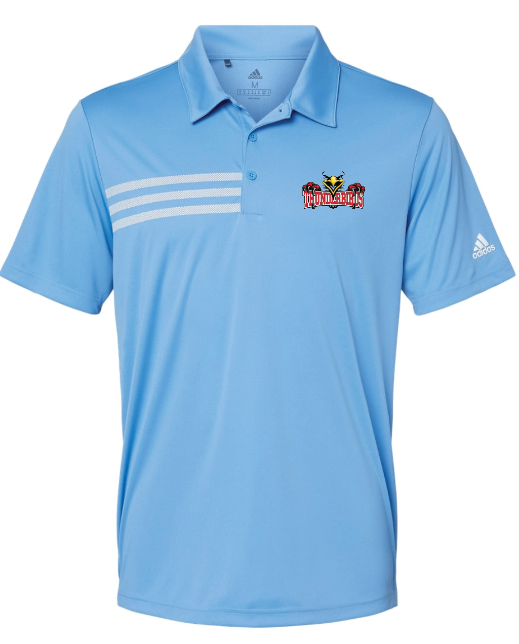 Thunderbird Talons 3-Stripes Adidas Polo