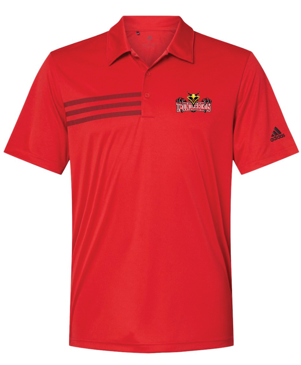 Thunderbird Talons 3-Stripes Adidas Polo