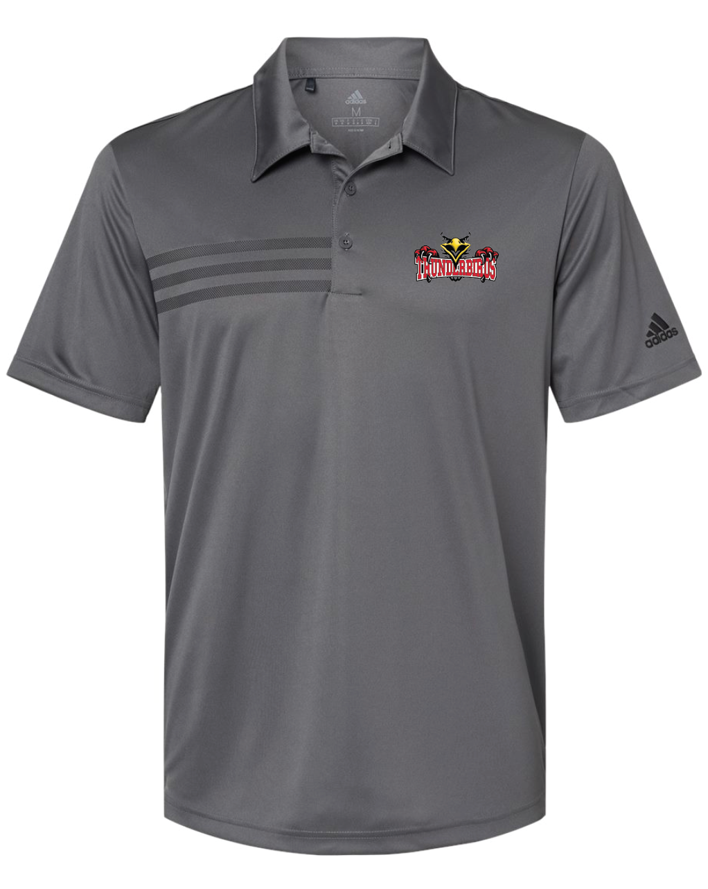 Thunderbird Talons 3-Stripes Adidas Polo