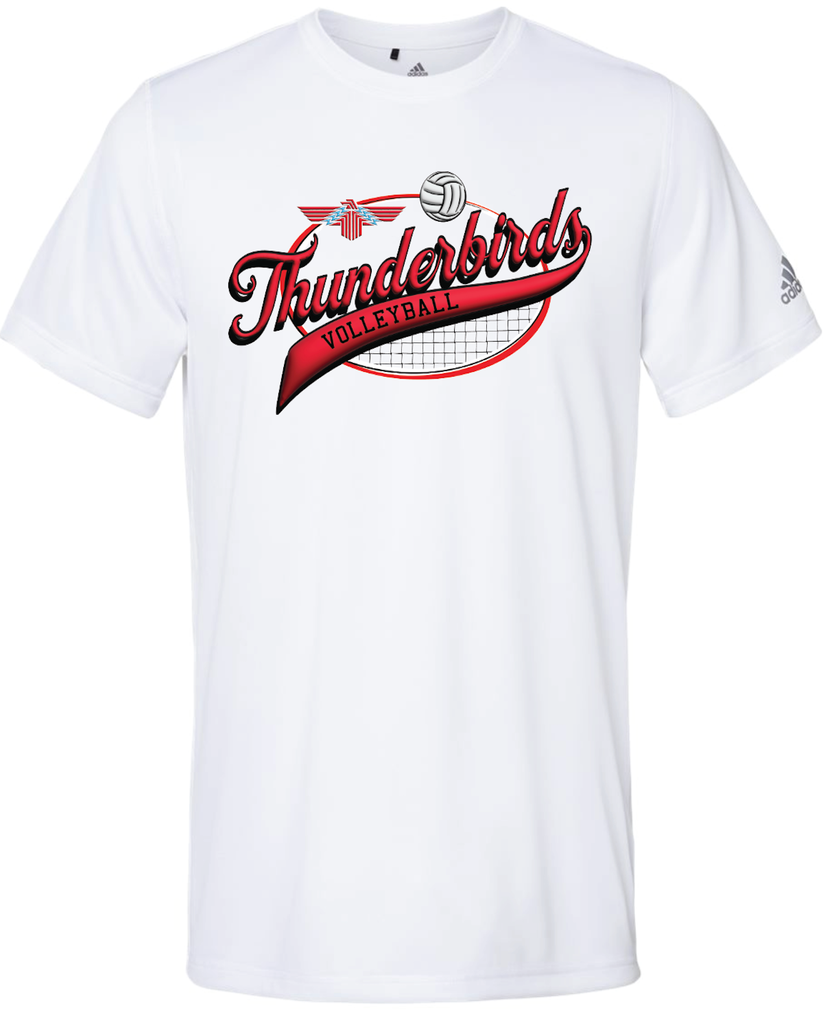 Thunderbirds Volleyball Adidas Sports T shirt