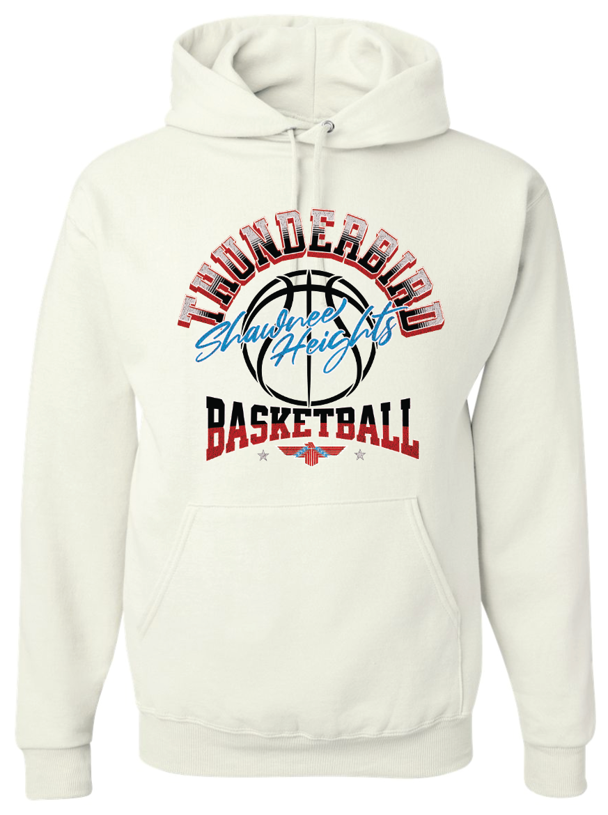 Thunderbird Basketball Jerzees NuBlend® Hooded Sweatshirt