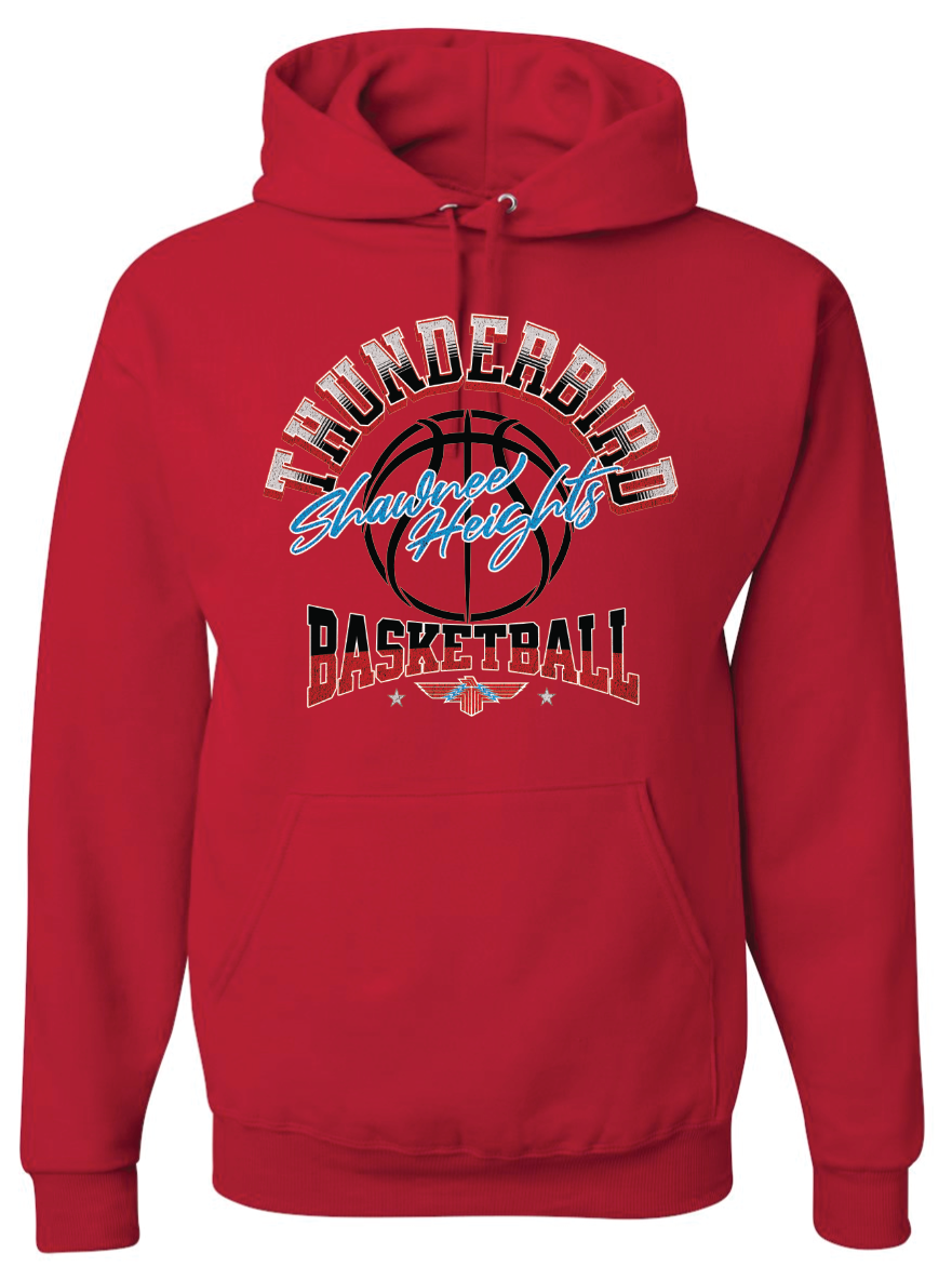 Thunderbird Basketball Jerzees NuBlend® Hooded Sweatshirt