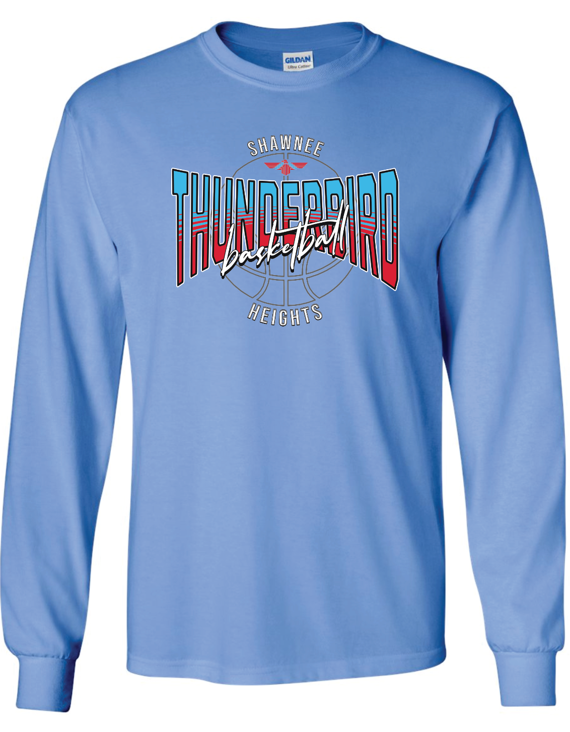 Shawnee Heights Basketball Gildan Ultra Cotton Long Sleeve T-Shirt