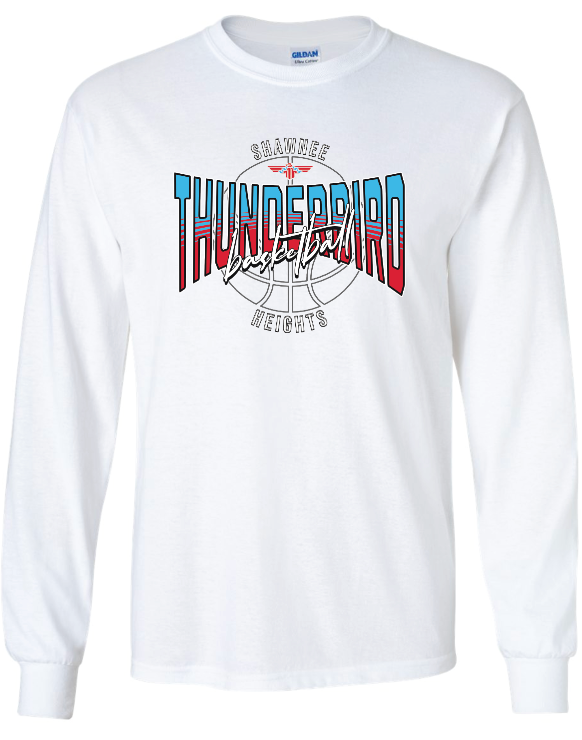 Shawnee Heights Basketball Gildan Ultra Cotton Long Sleeve T-Shirt