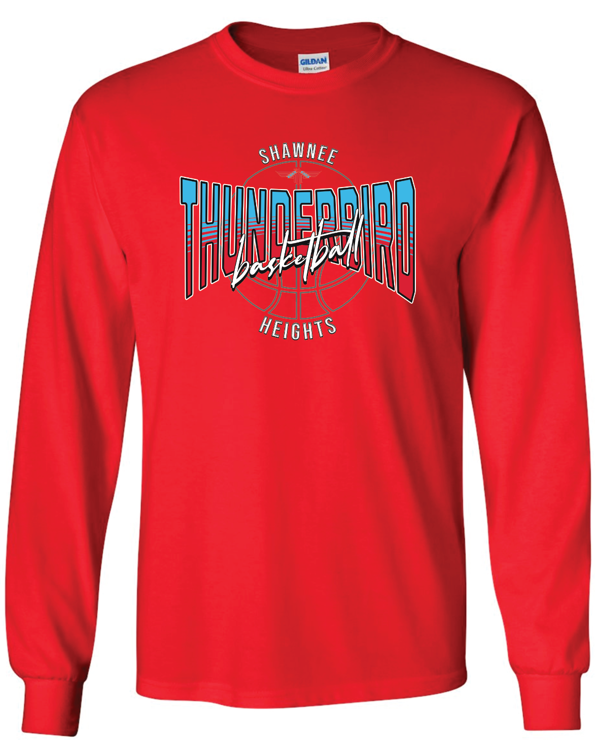 Shawnee Heights Basketball Gildan Ultra Cotton Long Sleeve T-Shirt