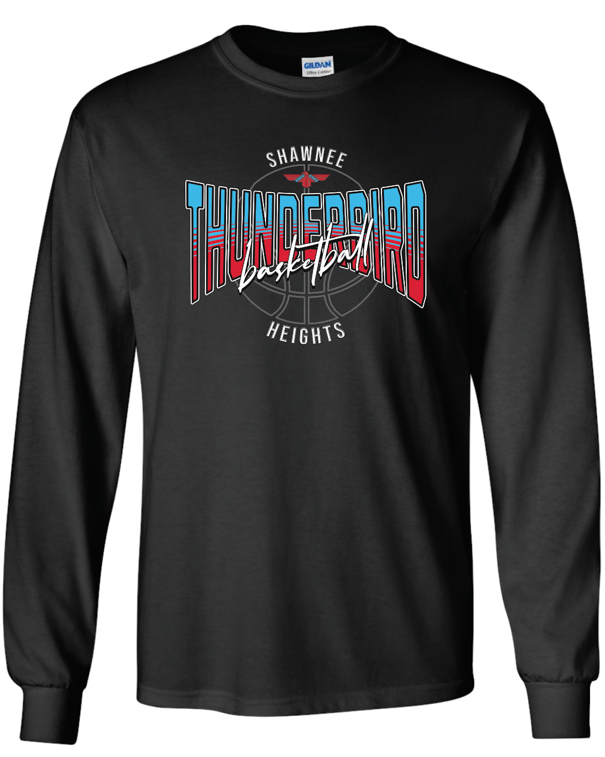 Shawnee Heights Basketball Gildan Ultra Cotton Long Sleeve T-Shirt