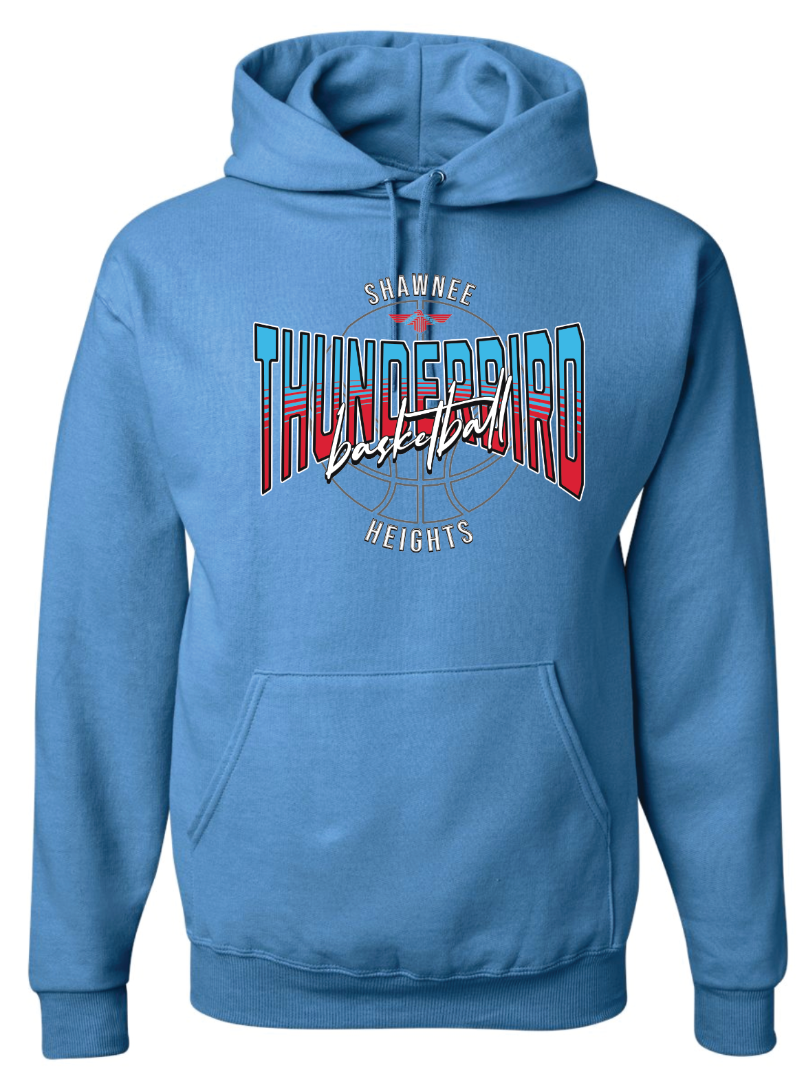 Shawnee Heights Basketball Jerzees NuBlend® Hooded Sweatshirt