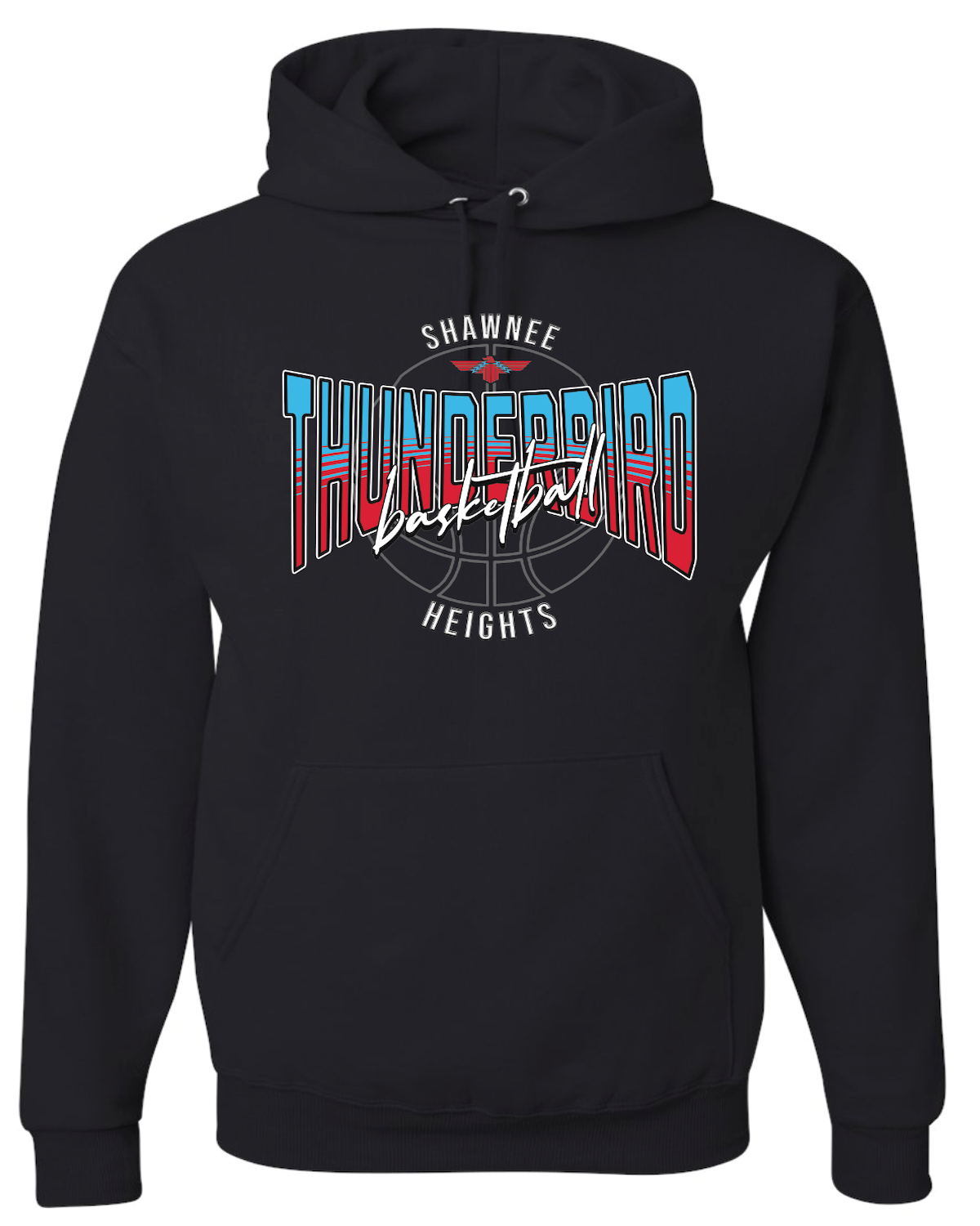 Shawnee Heights Basketball Jerzees NuBlend® Hooded Sweatshirt