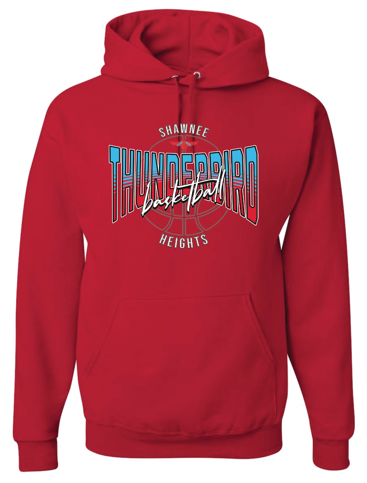 Shawnee Heights Basketball Jerzees NuBlend® Hooded Sweatshirt