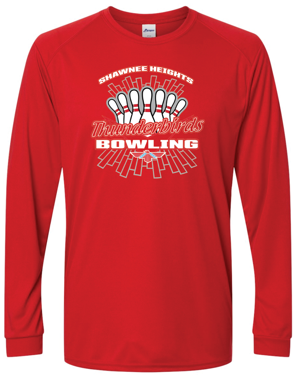 Thunderbirds Bowling Paragon Performance Long Sleeve T-shirt