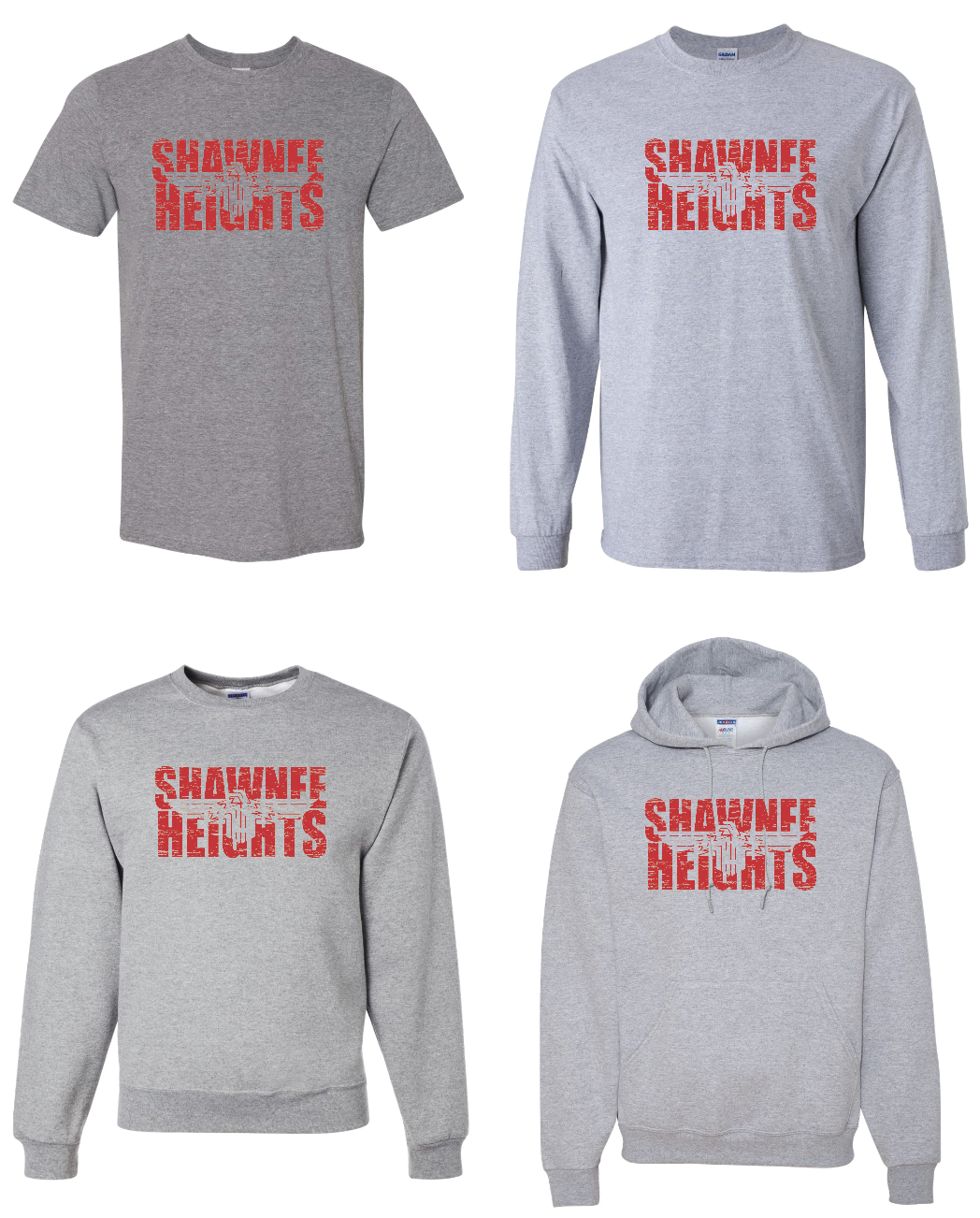 Shawnee Heights Grunge Gildan Softstyle T-shirt