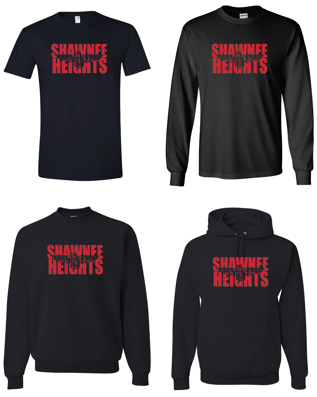 Shawnee Heights Grunge Gildan Softstyle T-shirt