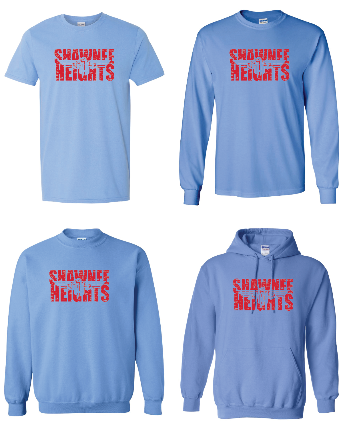 Shawnee Heights Grunge Gildan Softstyle T-shirt