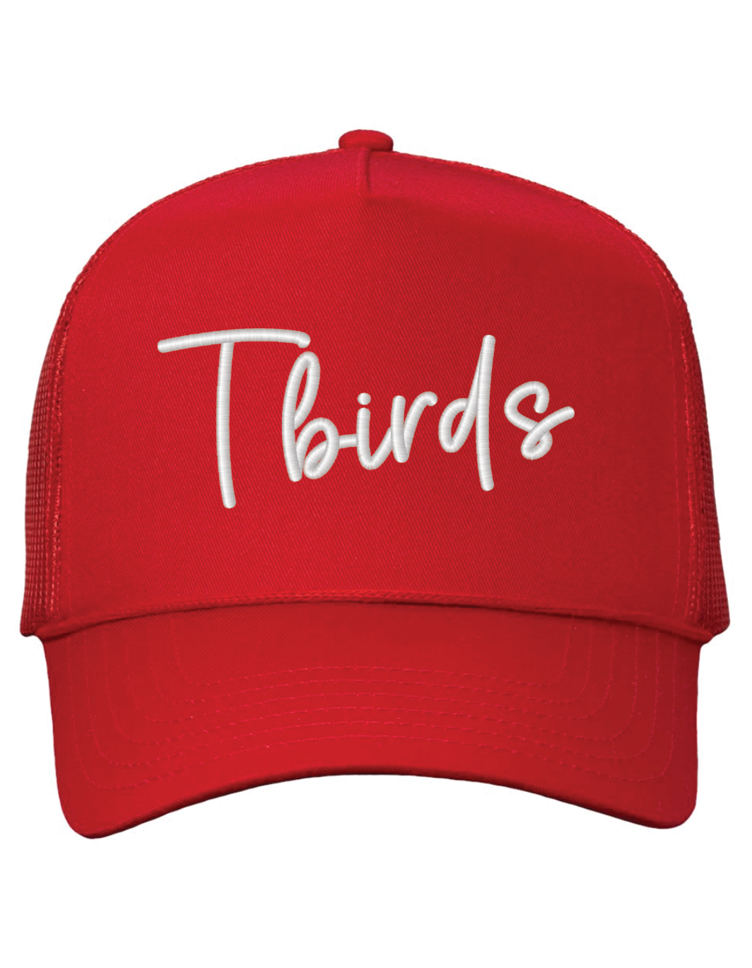 3D Puff Embroidery "Tbirds" Snap Back Foam Cap