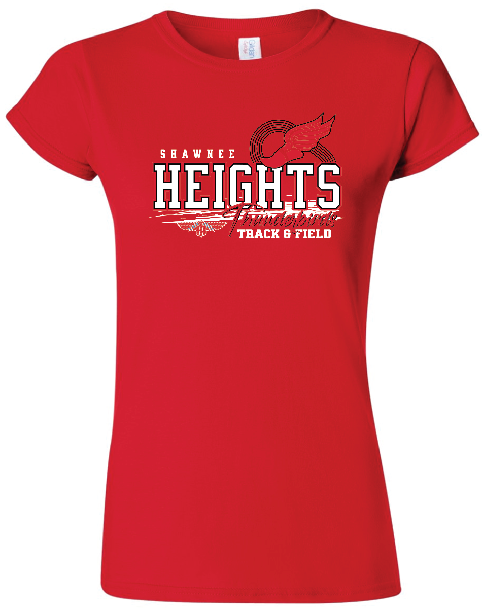 Thunderbirds Track & Field Women's Gildan Softstyle T-shirt