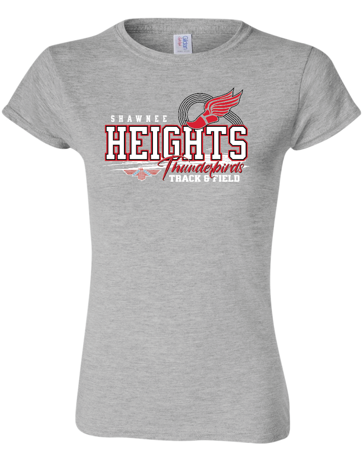 Thunderbirds Track & Field Women's Gildan Softstyle T-shirt