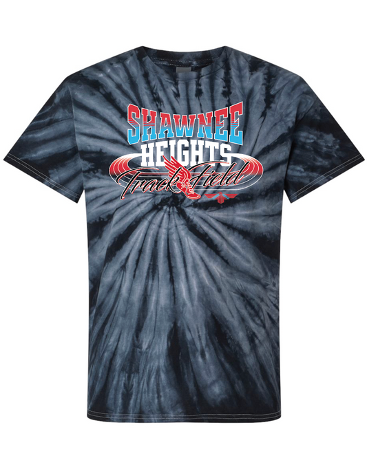 Shawnee Heights Track & Field Crystal Tie Dye T-shirt