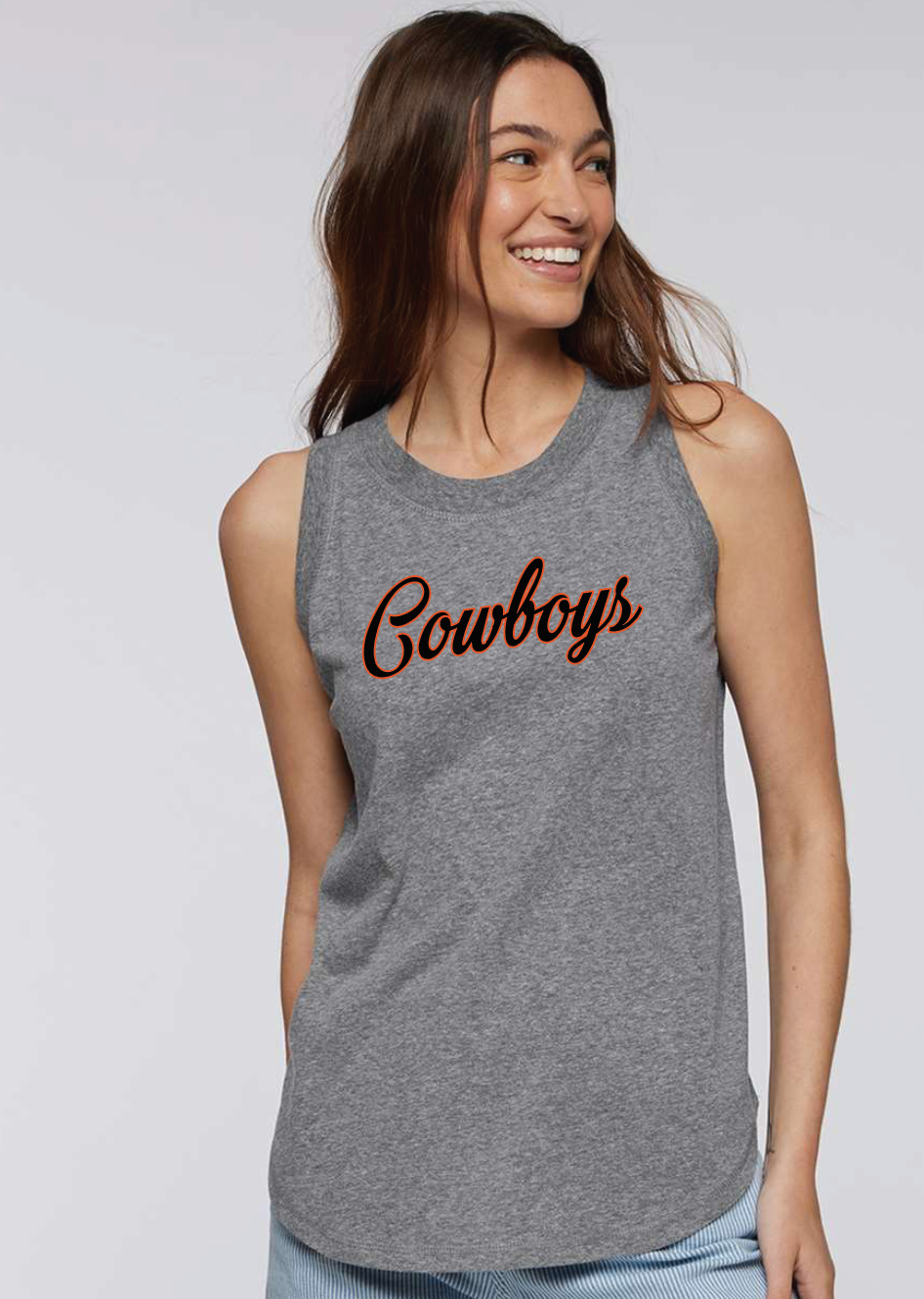 Cowboys Women's Relaxed Fine Jersey Tank