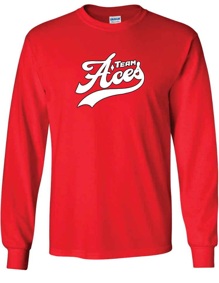 Aces Gildan Ultra Cotton® Long Sleeve T-Shirt