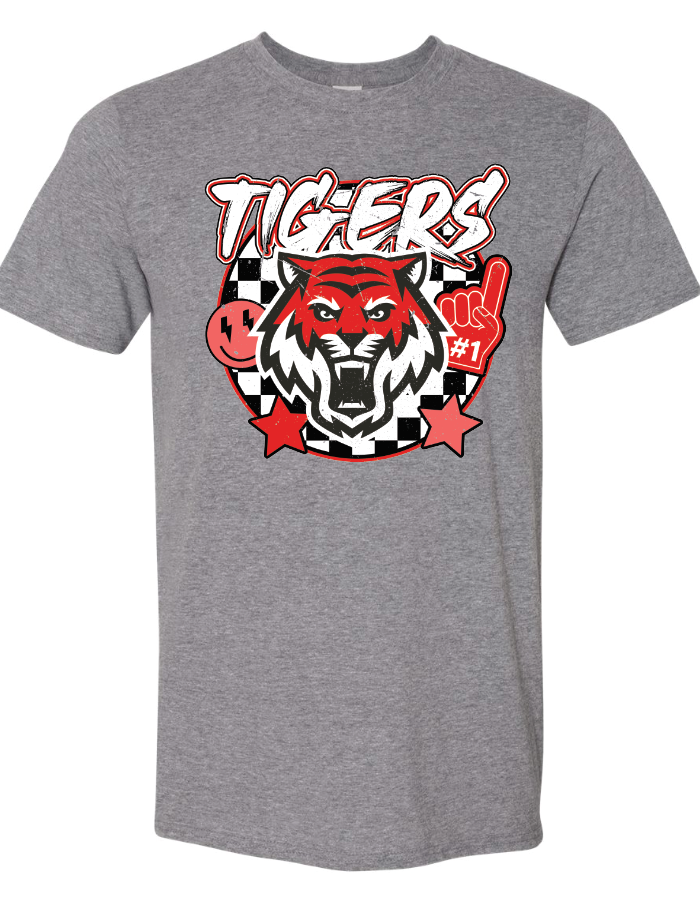 Tigers Checkered Tee
