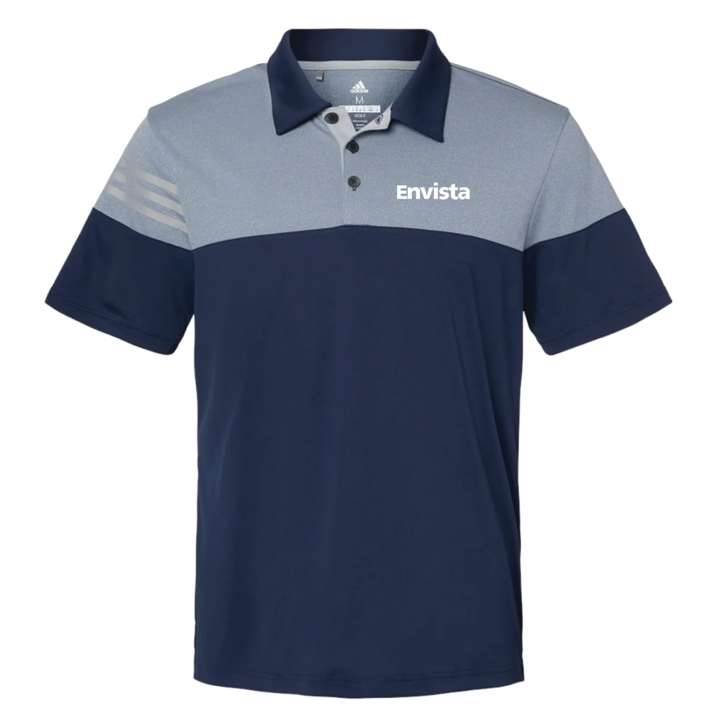Envista Adidas Heathered Colorblocked Polo