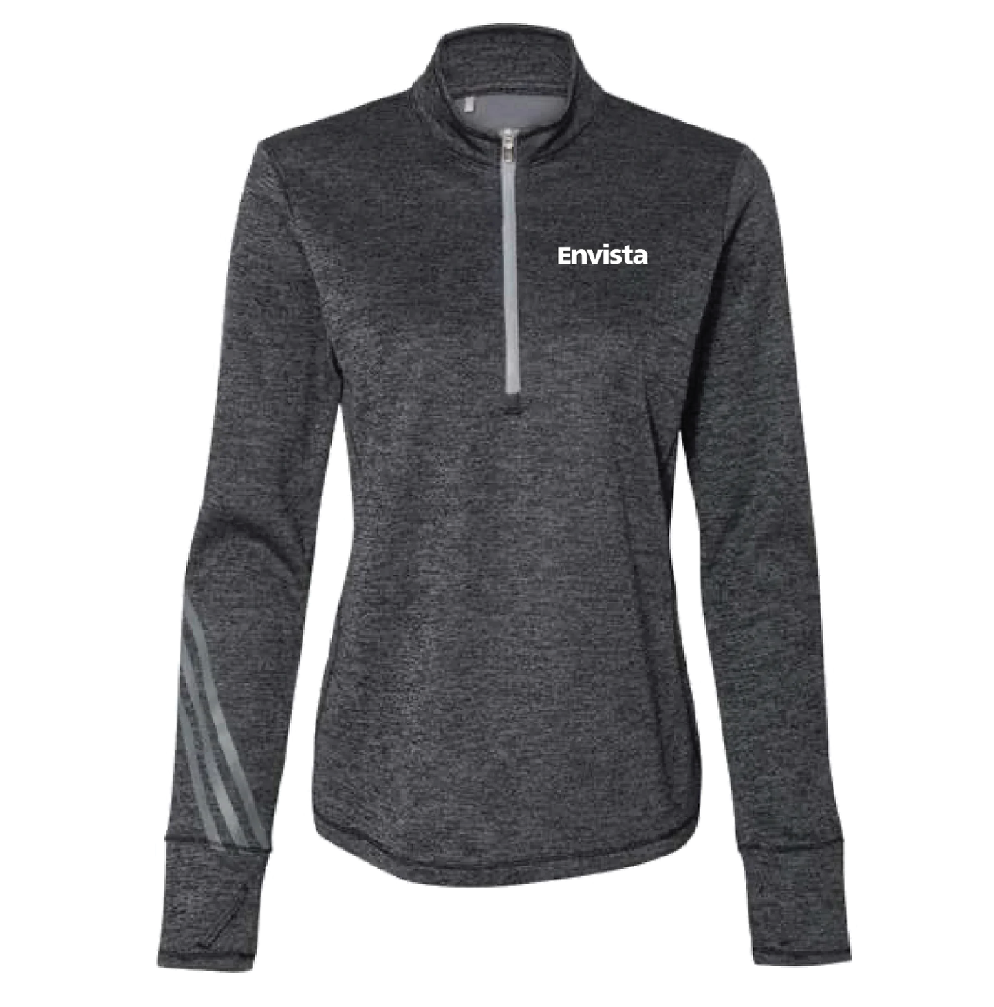 Envista Adidas Women's Heathered Quarter-Zip Pullover