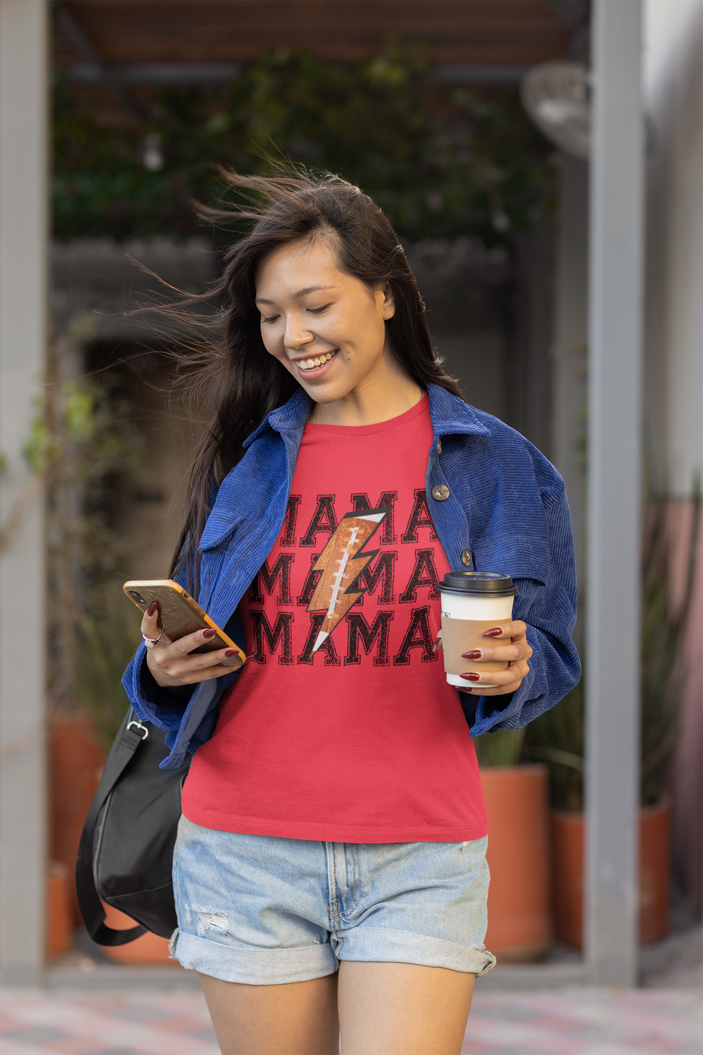 MAMA Football Lightning Tee