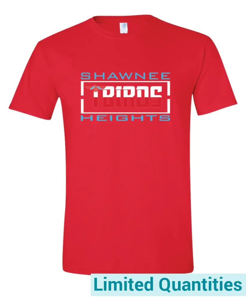 Tbirds Gildan Softstyle T-Shirt Yxs / Red No