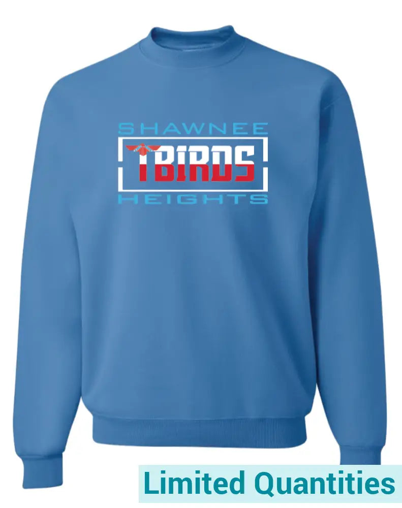 Tbirds Jerzees Nublend Crew Sweatshirt S / Columbia Blue No