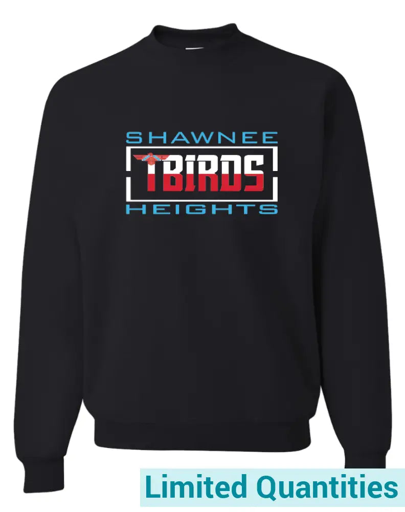 Tbirds Jerzees Nublend Crew Sweatshirt Yxs / Black No