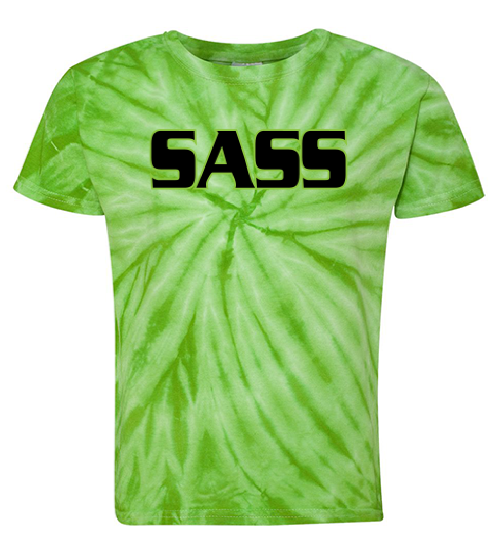 Sass Word Tie Dye Tee