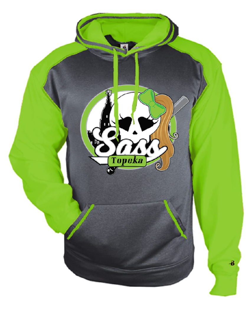 Sass Logo Colorblock Hoodie