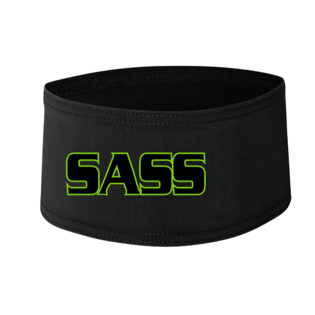 Sass Word Logo Badger Headband