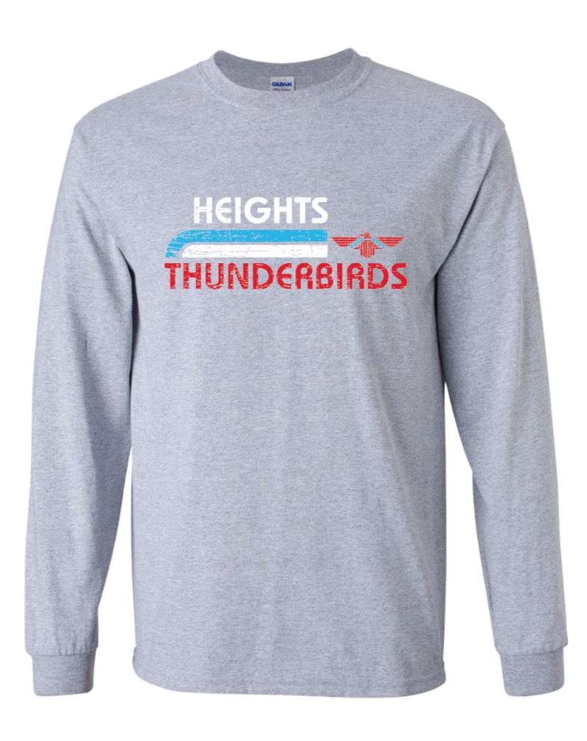 Retro Heights Gildan Ultra Cotton Long Sleeve T-Shirt