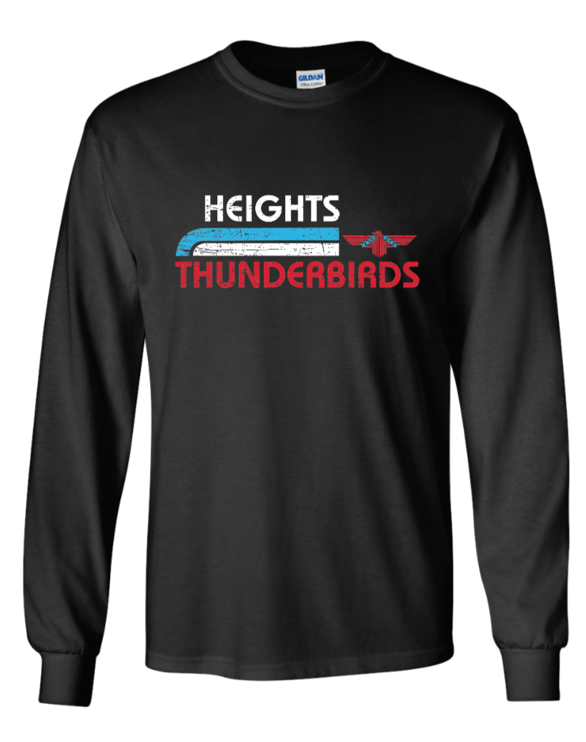Retro Heights Gildan Ultra Cotton Long Sleeve T-Shirt
